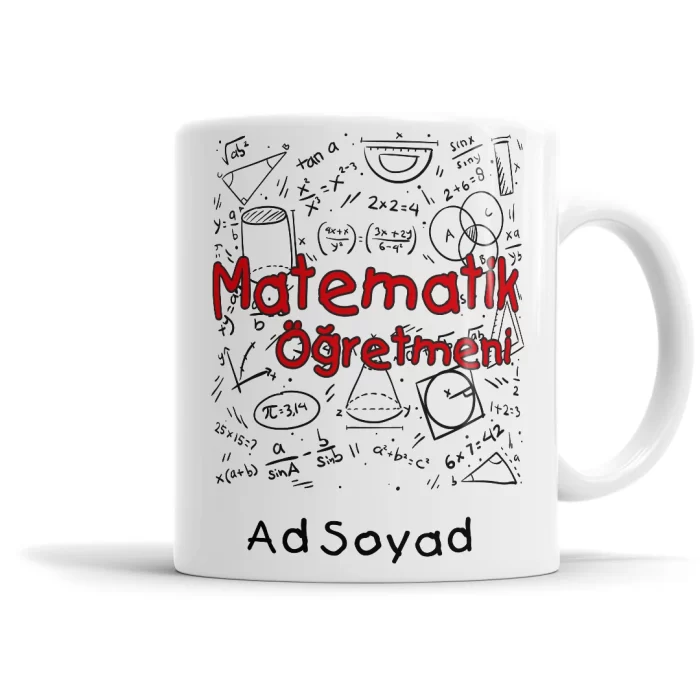 Matematik Öğretmeni Kupa Bardak