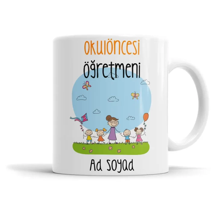 Okul Öncesi Öğretmeni Kupa Bardak 4